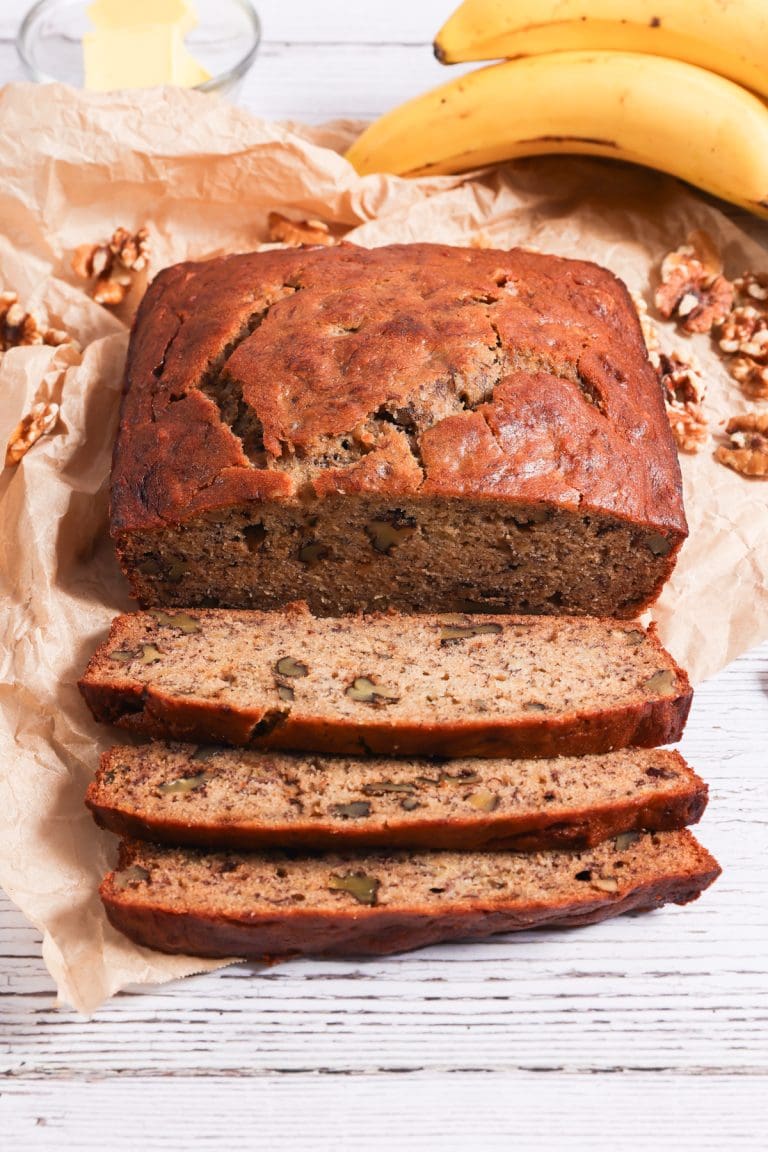 Moist Banana Bread Without Loaf Pan