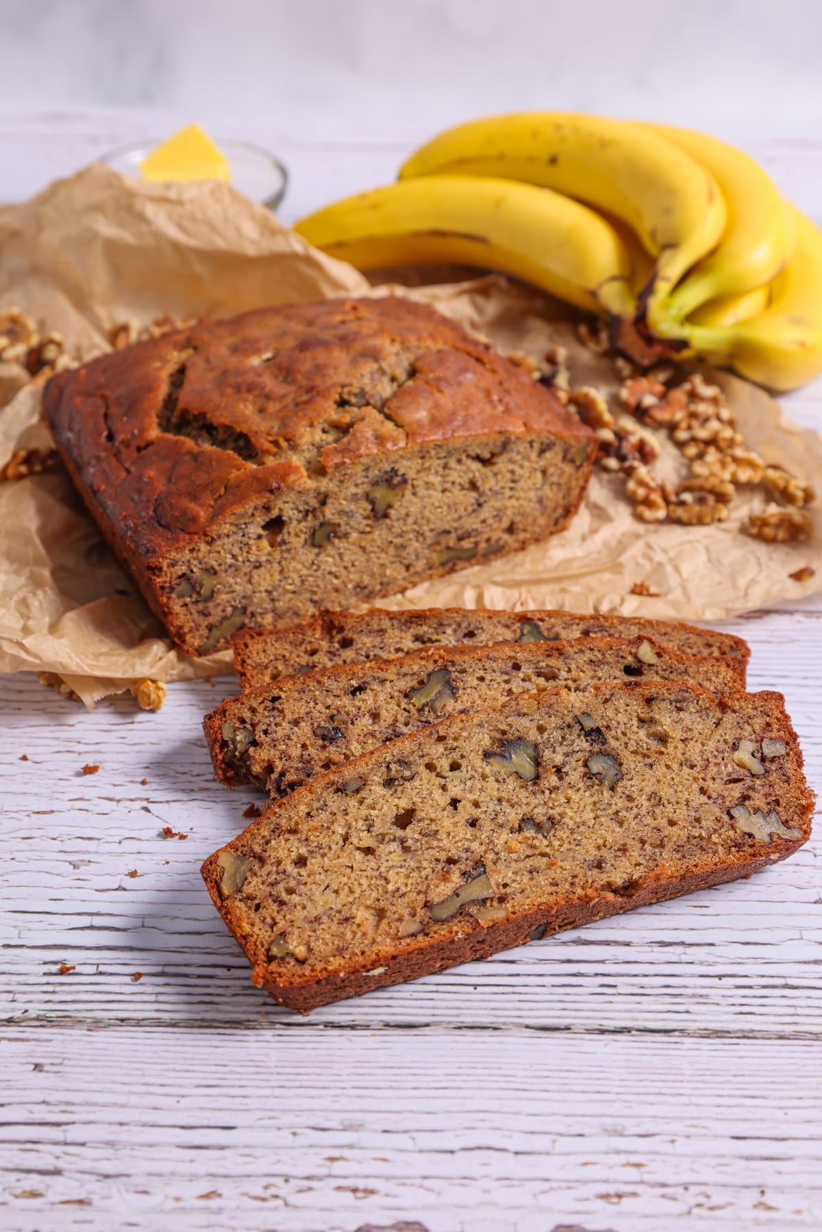 Moist Banana Bread Without Loaf Pan